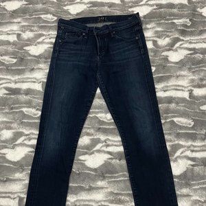 Citizens of Humanity Avedon Low-Rise Skinny Jeans Dark Wash